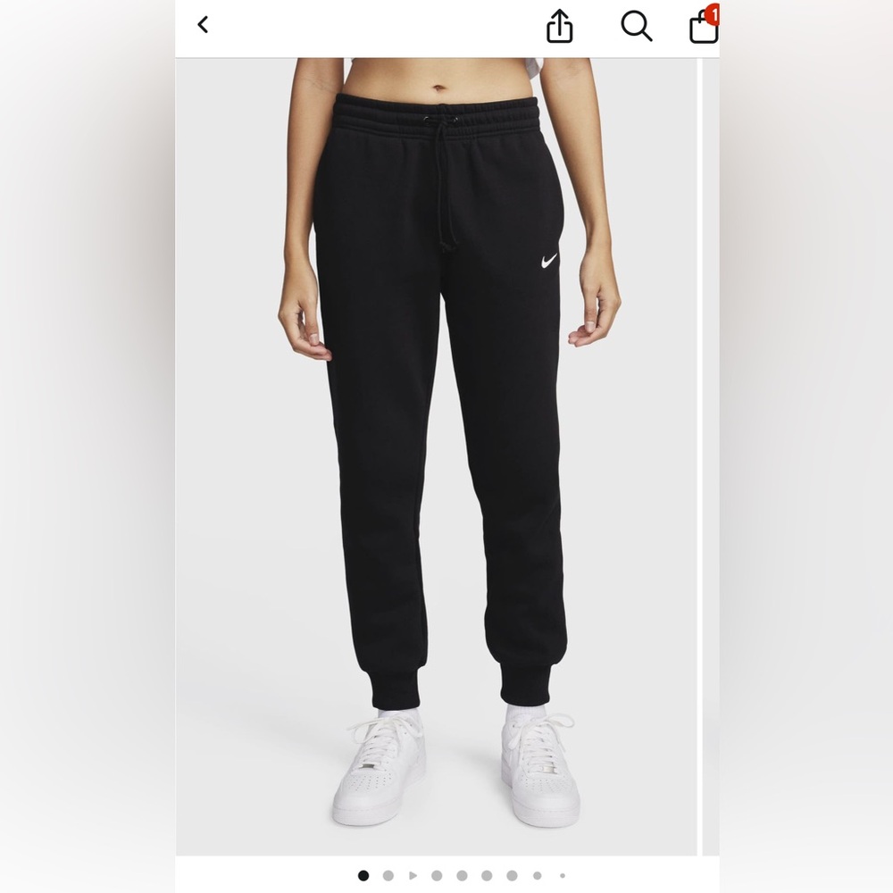 NWT Nike Women's Black fleece jogger